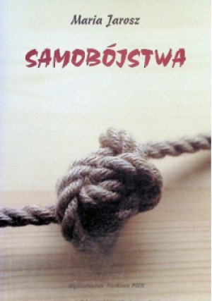 Samobójstwa - Maria Jarosz - książka  wyd. 1997