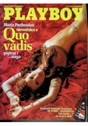 Playboy 11 / 01 - Marek Piechowiak - książka  wyd. 2001