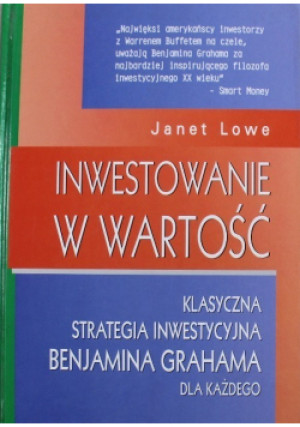 Inwestowanie w wartość - Janet Lowe - książka  wyd. 1999