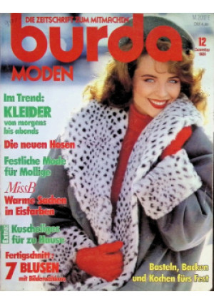 Burda Nr 12 / 89 - książka  wyd. 1989