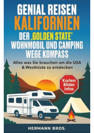 Genial reisen kalifornien - Herman Bros - książka  wyd. 2025