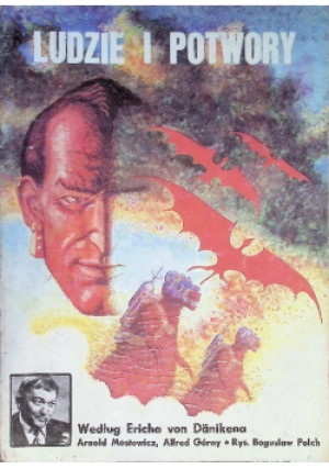 Ludzie i  potwory - Erich von Daniken - książka  wyd. 1984