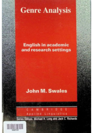 Genre Analysis - John M. Swales - książka  wyd. 1990