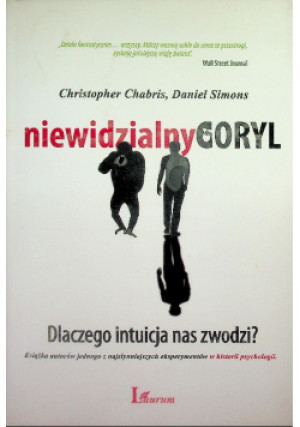 Niewidzialny goryl - Daniel Simons - książka  wyd. 2011