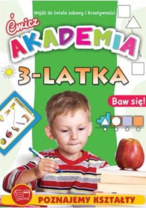 Ćwicz Akademia 3-latka - książka  wyd. 2021