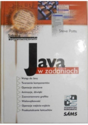 Java w zadaniach - Steve Potts - książka  wyd. 2001