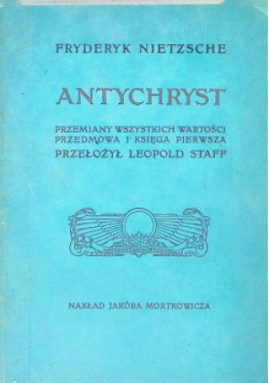 Antychryst - Fryderyk Nietzsche - książka  wyd. 1986