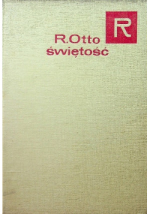 Świętość - R. Otto - książka  wyd. 1968