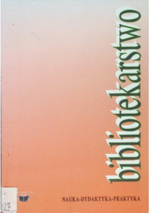 Bibliotekarstwo - Zbigniew Żmigrodzki - książka historyczna wyd. 1994