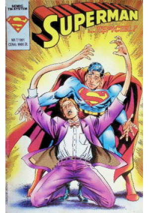 Superman Nr 7 Tępiciel - książka  wyd. 1991