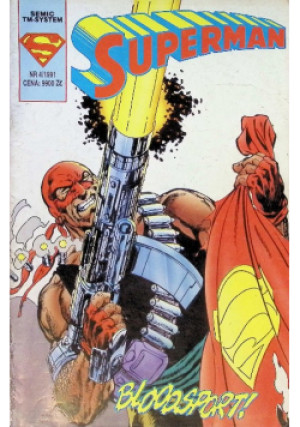 Superman Nr 4 / 91 - książka  wyd. 1991
