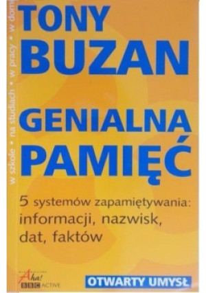 Genialna pamięć - Tony Buzan - książka  wyd. 2006