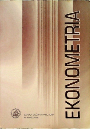 Ekonometria - książka  wyd. 2004