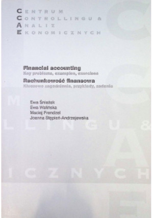 Rachunkowość finansowa - książka historyczna wyd. 2007