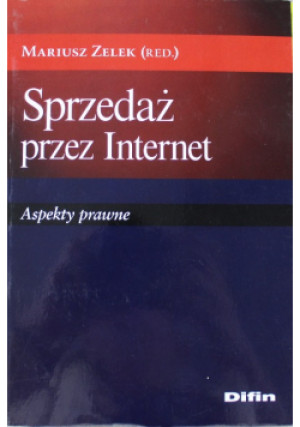 Sprzedaż przez Internet - Mariusz Zelek - książka  wyd. 2012