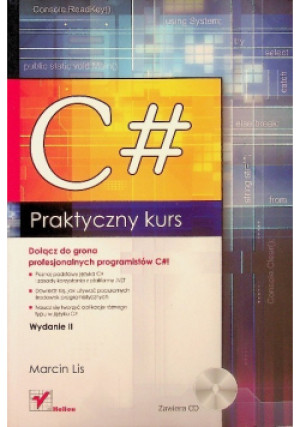 C# Praktyczny kurs - Marcin Lis - książka  wyd. 2012
