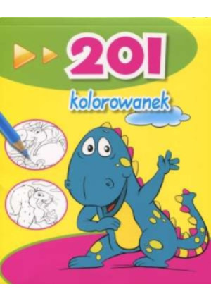 201 kolorowanek - książka  wyd. 2012