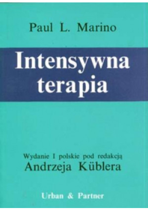 Intensywna terapia - Paul Marino - książka  wyd. 1994