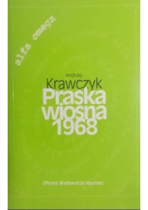 Praska wiosna 1968 - Andrzej Krawczyk - książka historyczna wyd. 1998