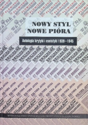Nowy styl, nowe pióra - książka  wyd. 2015