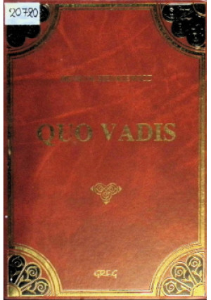 Quo vadis - Henryk Sienkiewicz - książka  wyd. 2000