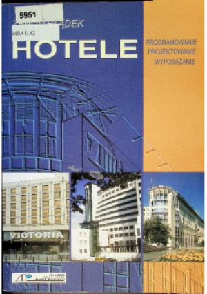Hotele - Zenon Błądek - książka  wyd. 2001