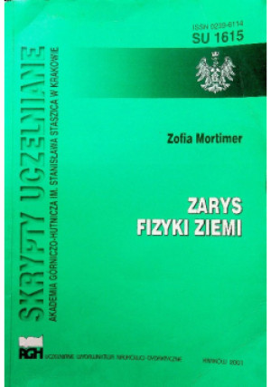 Zarys fizyki ziemi - Zofia Mortimer - książka  wyd. 2001
