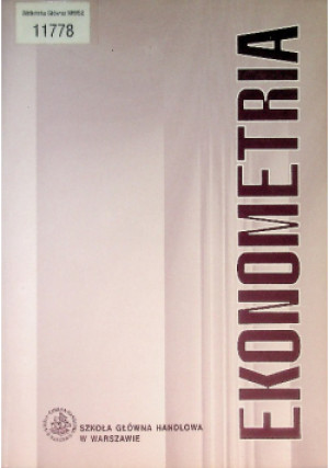 Ekonometria - Marek Gruszyński - książka  wyd. 1996