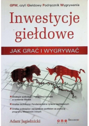 Inwestycje giełdowe - Adam Jagielnicki - książka  wyd. 2007