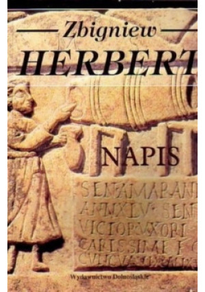 Napis - Zbigniew Herbert - książka  wyd. 1997