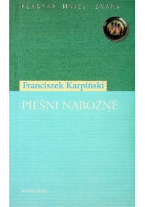 Pieśni nabożne - Franciszek Karpiński - książka  wyd. 2002