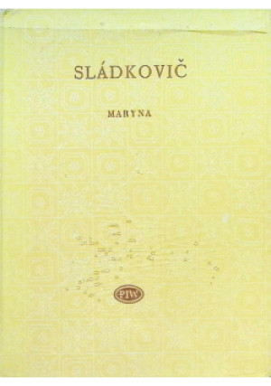 Maryna - Andrej Sladkovic - książka  wyd. 1973