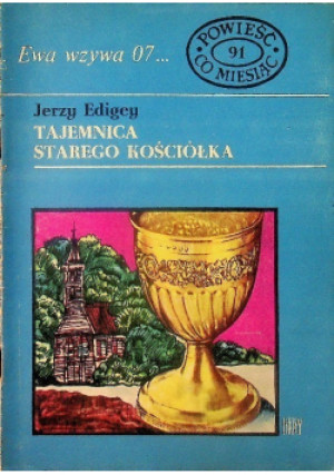 Tajemnica starego kościołka - Jerzy Edigey - książka  wyd. 1976