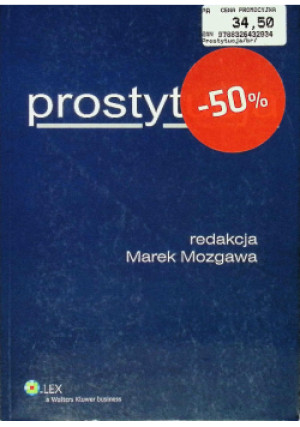 Prostytucja - Mozgawa Marek - książka  wyd. 2014