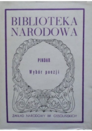 Wybór poezji - Pindar - książka  wyd. 1981