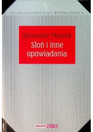 Słoń i inne opowiadania Tom 5 - Sławomir Mrożek - książka  wyd. 2008