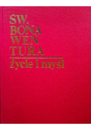 Życie i myśl - Bonawentura - książka  wyd. 1976