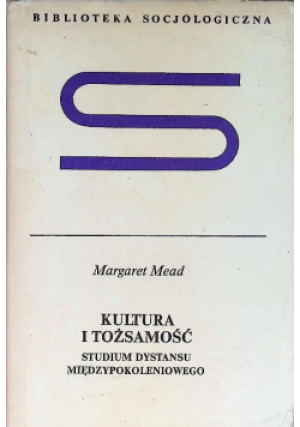 Kultura i tożsamość - Margaret Mead - książka  wyd. 1978