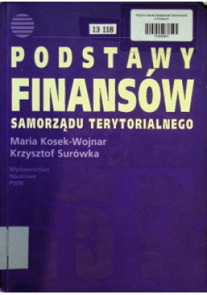 Podstawy finansów - Krzysztof Surówka, Maria Kosek-Wojnar - książka  wyd. 2007