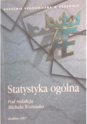 Statystyka ogólna - Michał Woźniak - książka  wyd. 1997