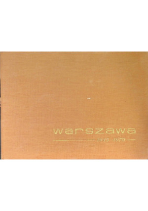 Warszawa 1945 - 1970 - Irena Lange - książka historyczna wyd. 1970