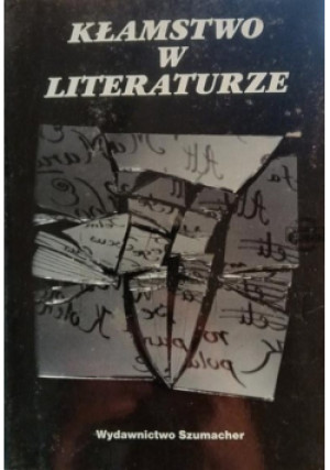 Kłamstwo w literaturze - Zofia Wójcicka - książka  wyd. 1996