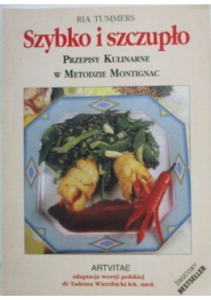 Szybko i szczupło - Ria Tummers - książka  wyd. 1999