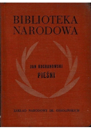 Pieśni - Jan Kochanowski - książka  wyd. 1970