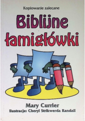 Biblijne łamigłówki - Mary Currier - książka  wyd. 1995