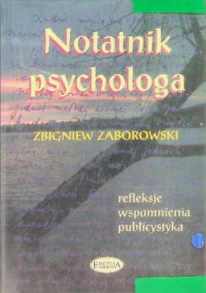 Notatnik psychologa - Zbigniew Zborowski - książka  wyd. 1999