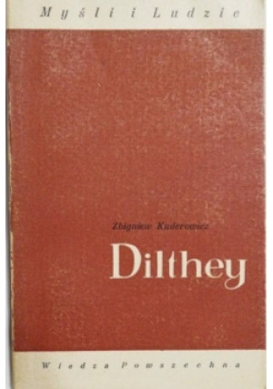 Dilthey - Zbigniew Kudrowicz - książka  wyd. 1967