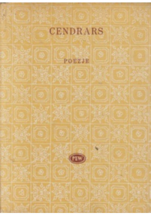 Cendrars Poezje - Blaise Cendrars - książka  wyd. 1962