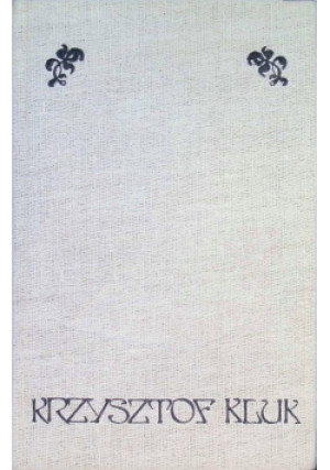 Krzysztof Kluk - G.Brzęk - książka  wyd. 1957