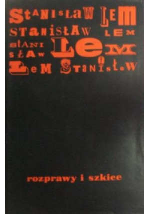 Rozprawy i szkice - Stanisław Lem - książka  wyd. 1975